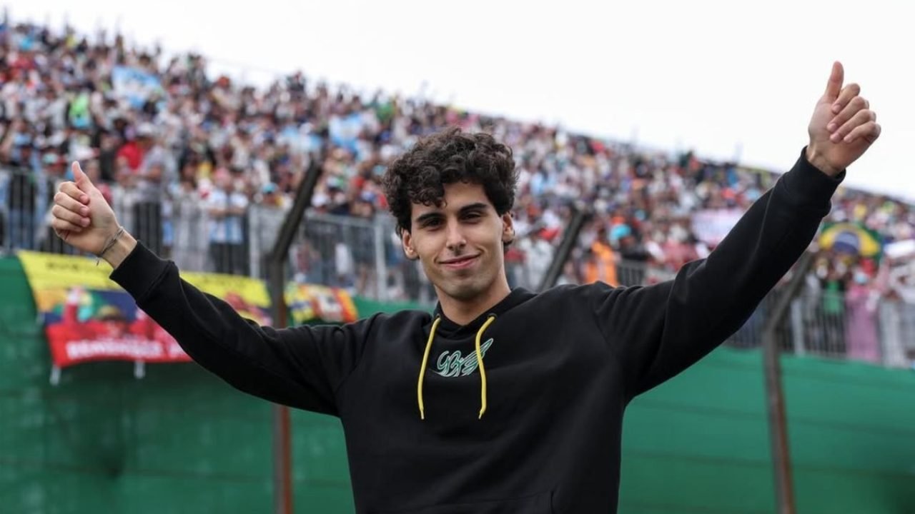 Gabriel Bortoleto no GP de São Paulo — Foto: Instagram/gabrielbortoleto_Gabriel