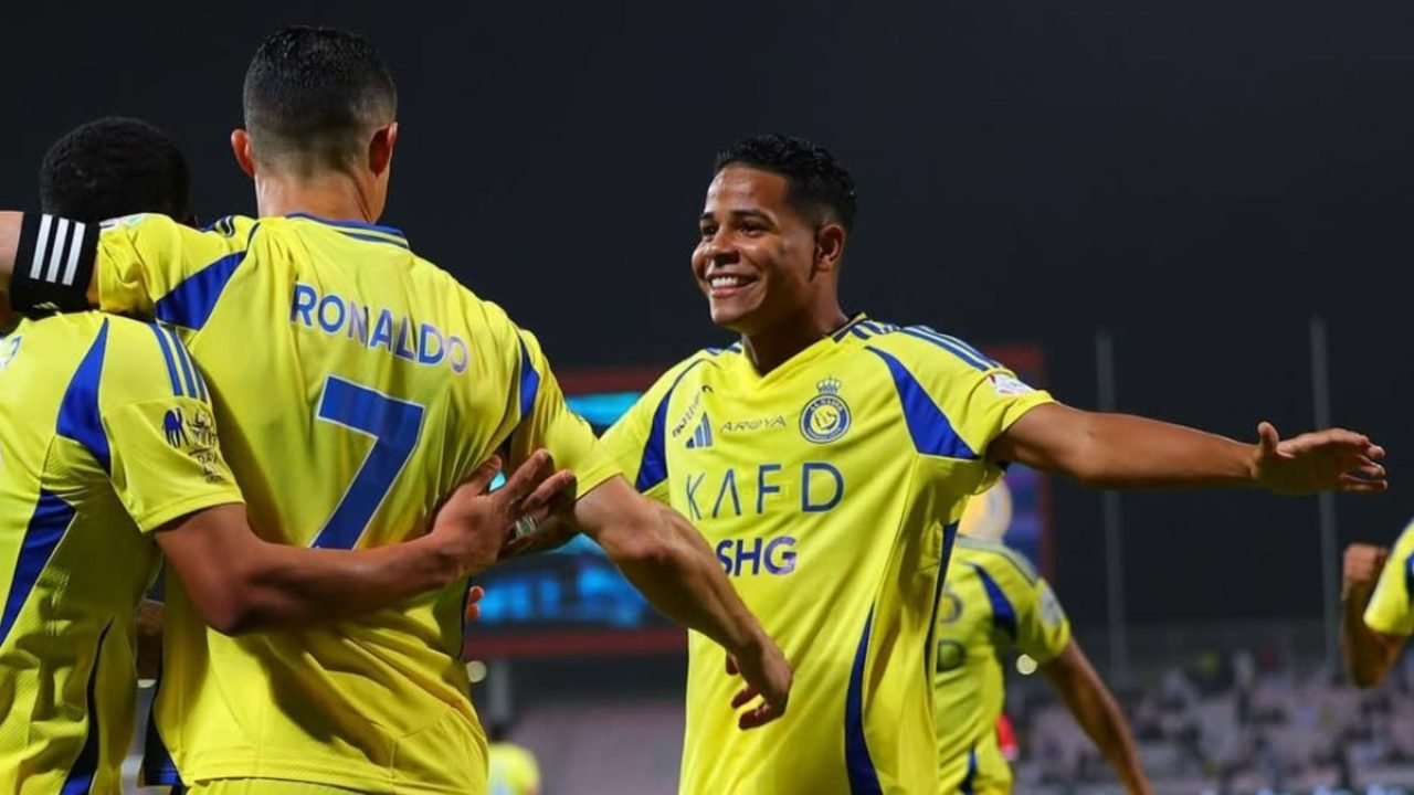 Wesley defende o Al Nassr — Foto: Reprodução/InstagramWesley defende o Al Nassr
