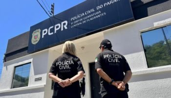 Foto da prisão do homem — Foto: Governo do Paraná