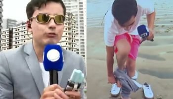 Dudu Camargo tira a roupa e divide opiniões em estreia na Record — Foto: Metrópo