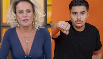 Montagens de imagem mostra Ana Maria Braga e Pedro do BBB 26 — Foto: 1 de 1 Mont