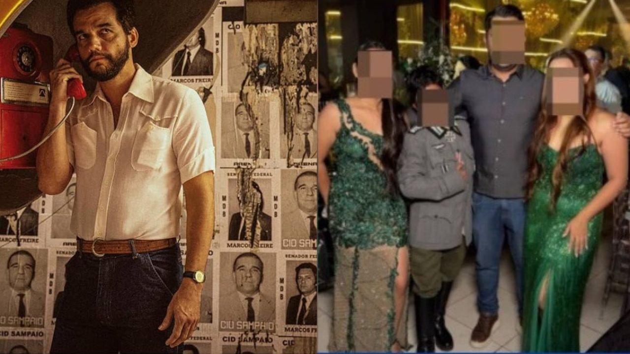 Um convidado de uma formanda em Mossoró apareceu vestido com o uniforme do Exérc