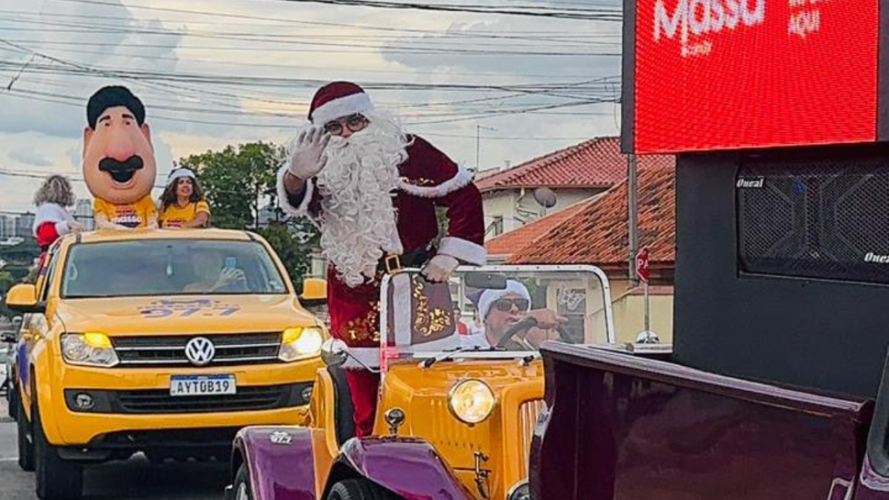 Carreata de Natal da Massa — Foto: Reprodução: Grupo Massa