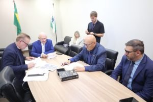 Comissão reuniu-se na segunda-feira (4), após a Sessão Plenária. — Foto: Comissã