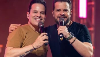 João Neto e Frederico revelam que acabaram de gravar o novo DVD — Foto: João Net