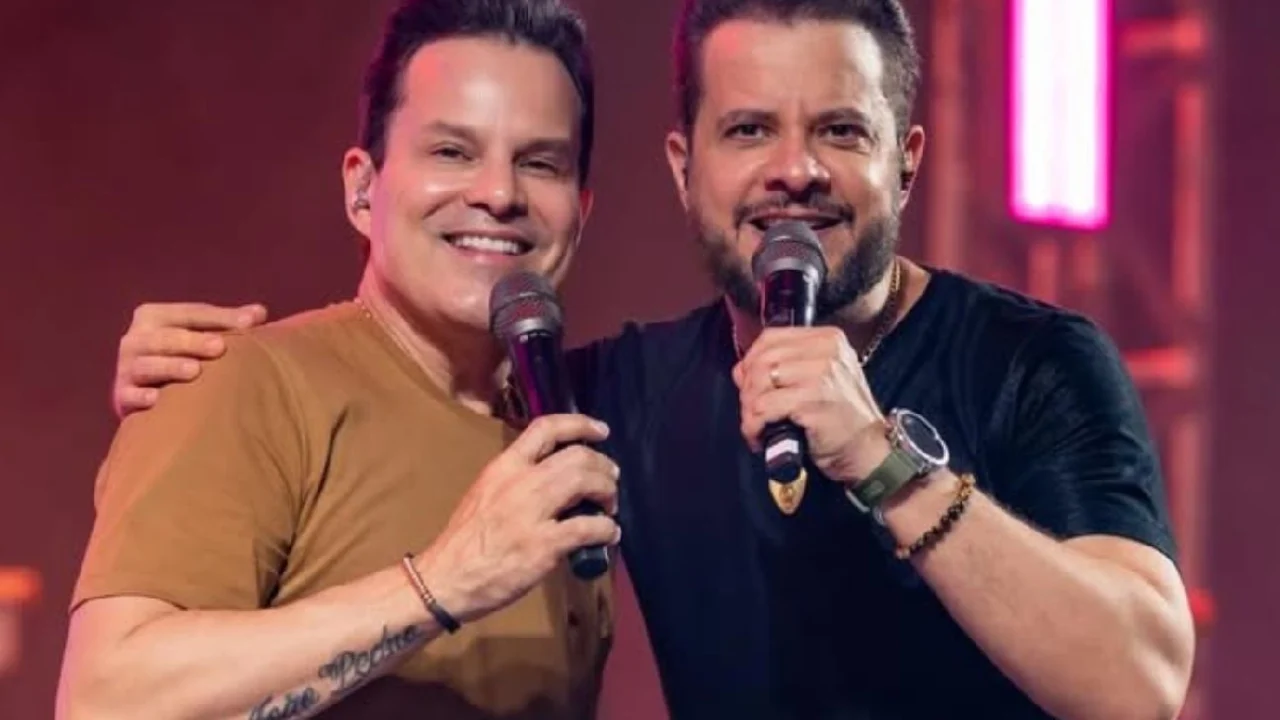 João Neto e Frederico revelam que acabaram de gravar o novo DVD — Foto: João Net