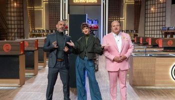 Imagem colorida de Erick Jacquin, Helena Rizzo e Henrique Fogaça — Foto: 1 de 1