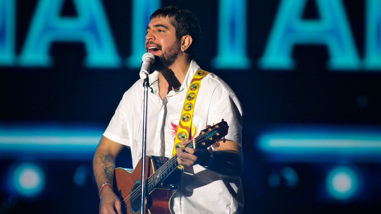 Nattan emocionou o público com sucessos como "Pela ùltima Vez". — Foto: Nattan e