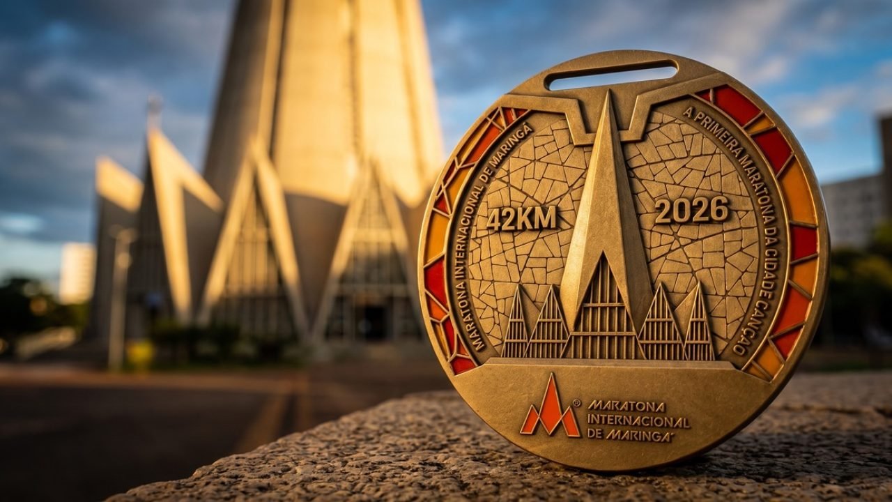 Medalha 42 km maratona de maringa - divulgação (1)