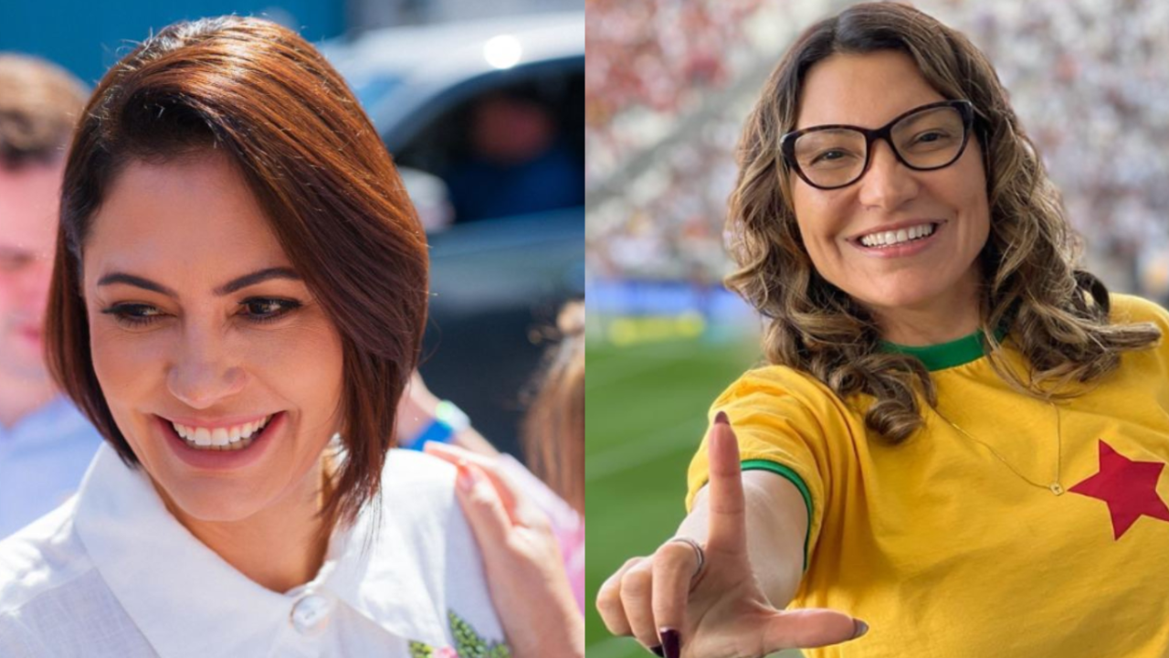 Michelle-Bolsonaro-e-Janja-Lula-da-Silva-pesquisa-MeioIdeia