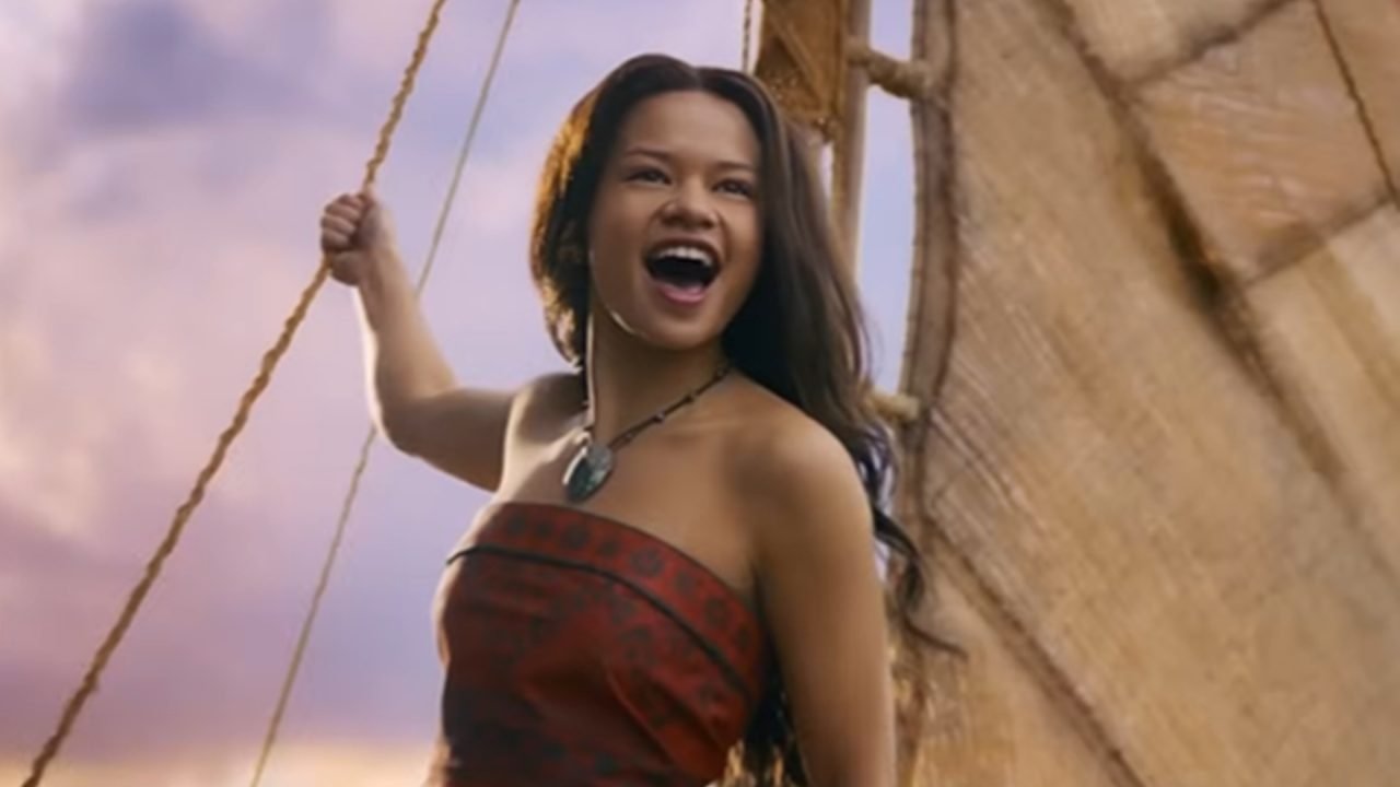 Cena colorida do trailer do Live-action de Moana — Foto: 1 de 1 Cena colorida do