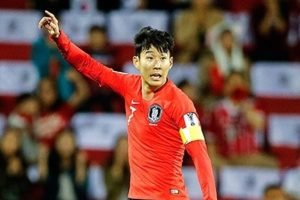Jogador Son Heung-min da Aleçeão da Coreia do Sul. — Foto: Jogador Son Heung-min