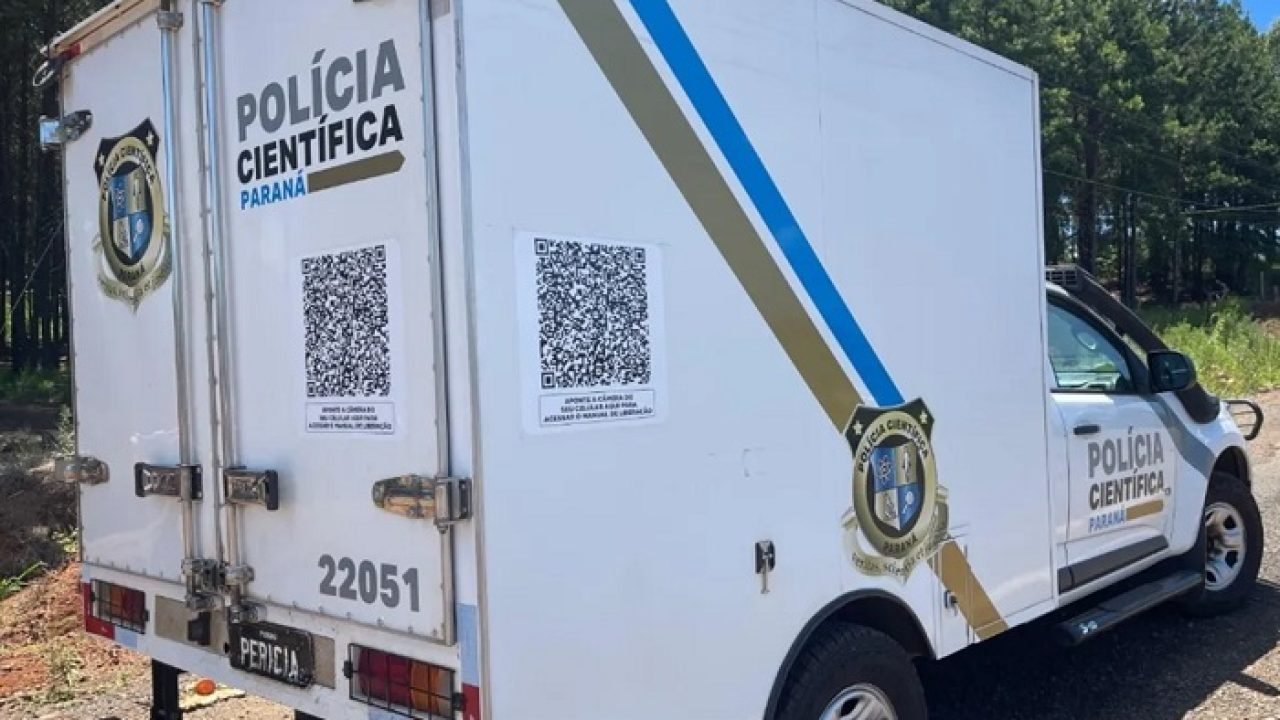 O local onde o corpo foi encontrado — Foto: (Foto: PC-PR)