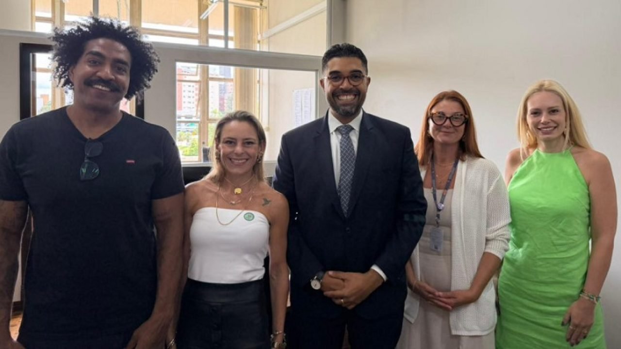 Foto: Ricardo Lucena, Nathalia Carneiro e Jeulliano Pedroso (Foto: Sarah Pedon/A