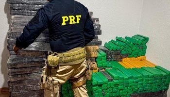PRF apreende mais de uma tonelada de drogas em Mandaguari — Foto: PRF apreende m