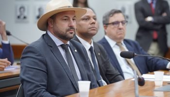 Deputado Federal Geraldo Mendes durante sessão de comissão na Câmara Federal (Ascom/GM)