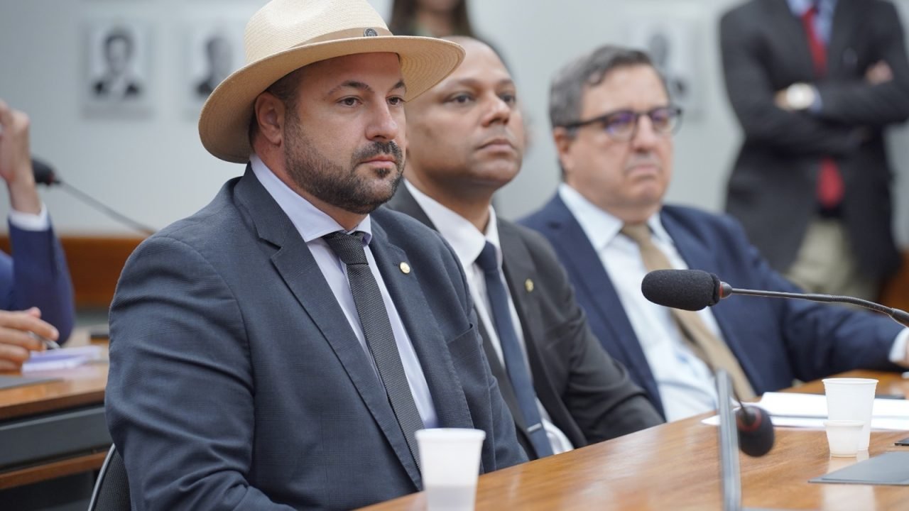 Deputado Federal Geraldo Mendes durante sessão de comissão na Câmara Federal (Ascom/GM)