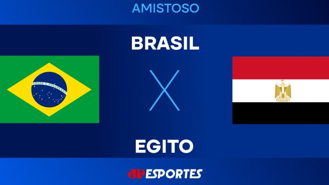 Amistoso entre Brasil e Egito — Foto: Amistoso entre Brasil e Egito Jovem Pan