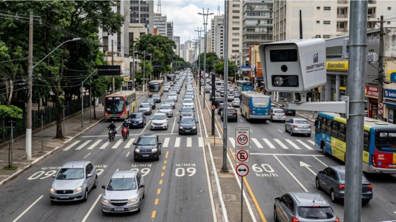 Foto: Adeus abordagem: câmeras inteligentes no trânsito já multam motoristas sem