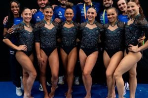 Seleção feminina de ginástica Melogym/ CBG — Foto: Seleção feminina de ginástica