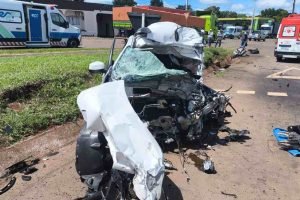 Pista da BR-277 — Foto: Pista ainda não é totalmente duplicada, apesar do intens