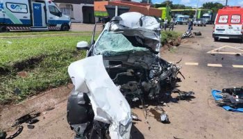 Pista da BR-277 — Foto: Pista ainda não é totalmente duplicada, apesar do intens