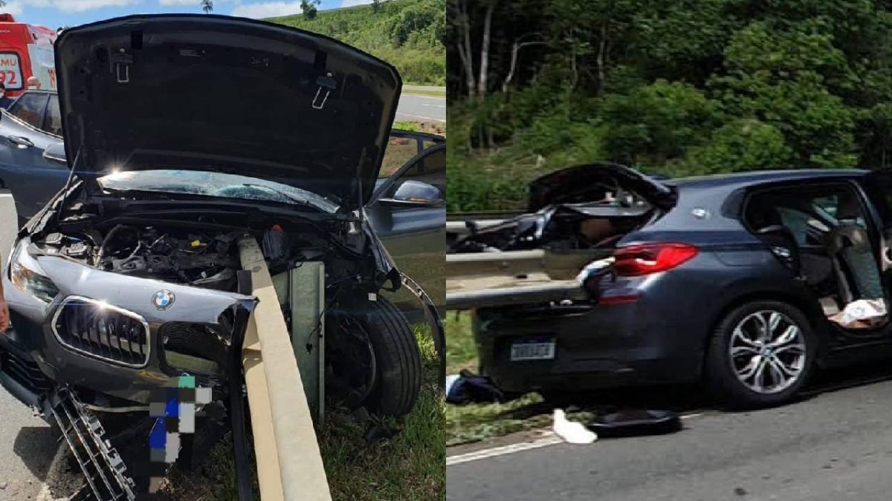 Acidente na BR-376 — Foto: Foto: PRF