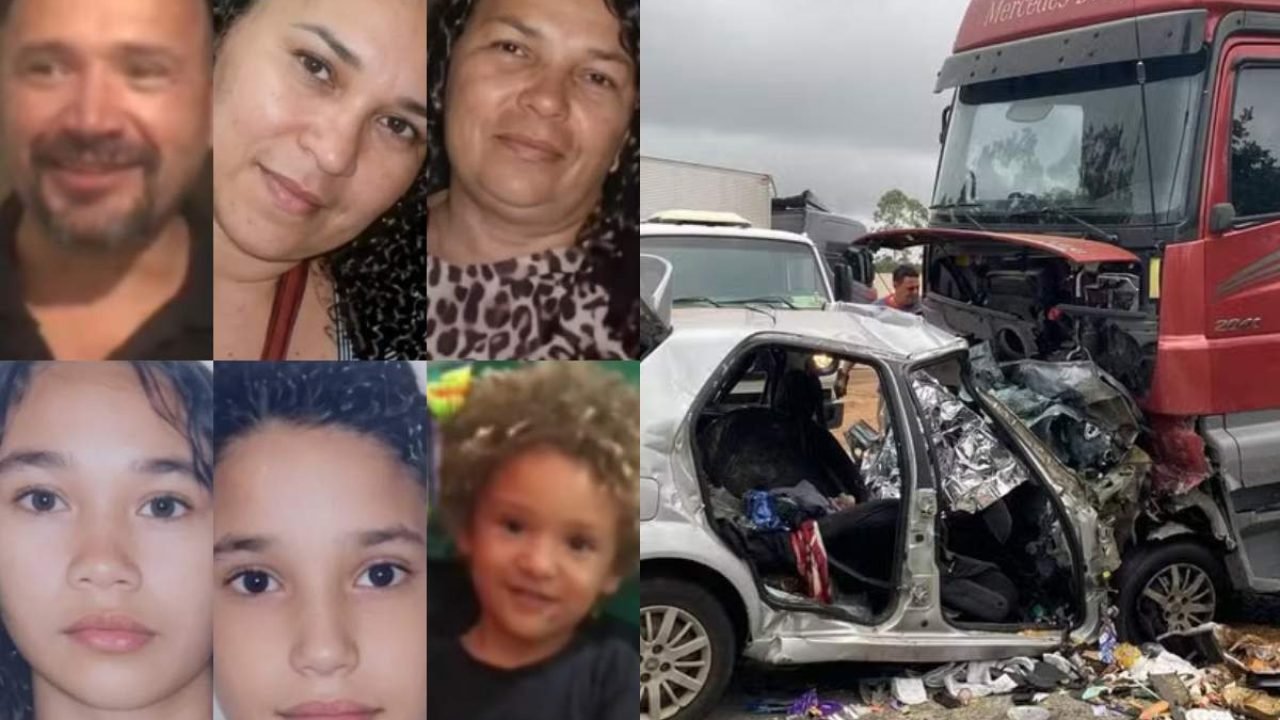 Família morre em trágico acidente na BR-251, no Norte de Minas Gerais — Foto: Fa