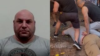 O suspeito de agredir a PM em um bar de Londrina — Foto: O suspeito de agredir a