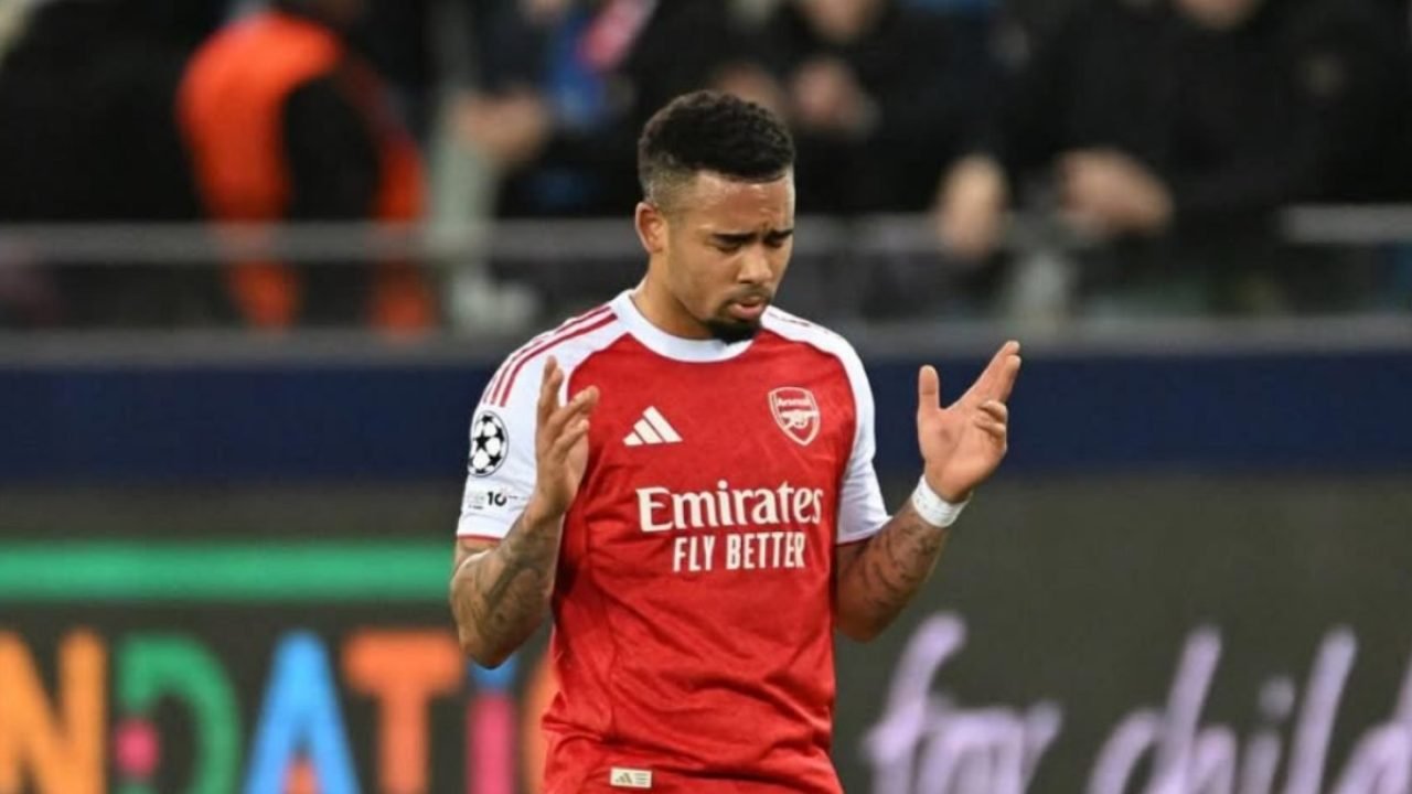 Gabriel Jesus em seu retorno ao Arsenal — Foto: Instagram/dejesusoficialGabriel