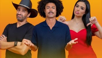 Foto: 1 de 1 Alberto Cowboy, Breno e Jordana - Foto: Manoella Mello/Globo