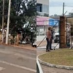 O estado de saúde do estudante não foi divulgado oficialmente. — Foto: O estado
