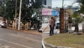O estado de saúde do estudante não foi divulgado oficialmente. — Foto: O estado