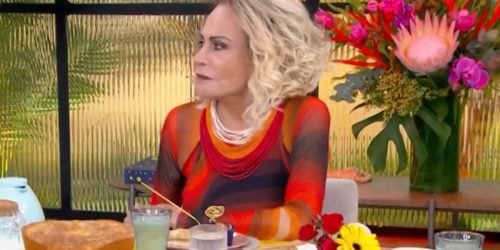 Foto: 1 de 1 Imagem colorida de Ana Maria Braga no Mais Você - Metrópoles - Foto