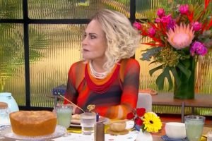 Foto: 1 de 1 Imagem colorida de Ana Maria Braga no Mais Você - Metrópoles - Foto