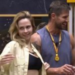 Foto: 1 de 1 Imagem colorida de Ana Paula e Jonas no BBB 26 - Metrópoles - Foto: