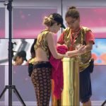 Foto: 1 de 1 Ana Paula e Milena no BBB 26 - Foto: Reprodução/TV Globo