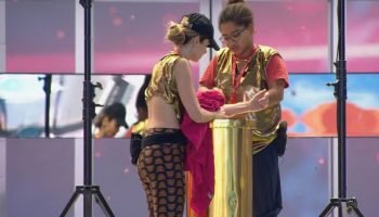 Foto: 1 de 1 Ana Paula e Milena no BBB 26 - Foto: Reprodução/TV Globo