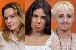 Ana Paula Renault, Gabriela e Juliano Floss disputam o 16º Paredão do BBB — Foto