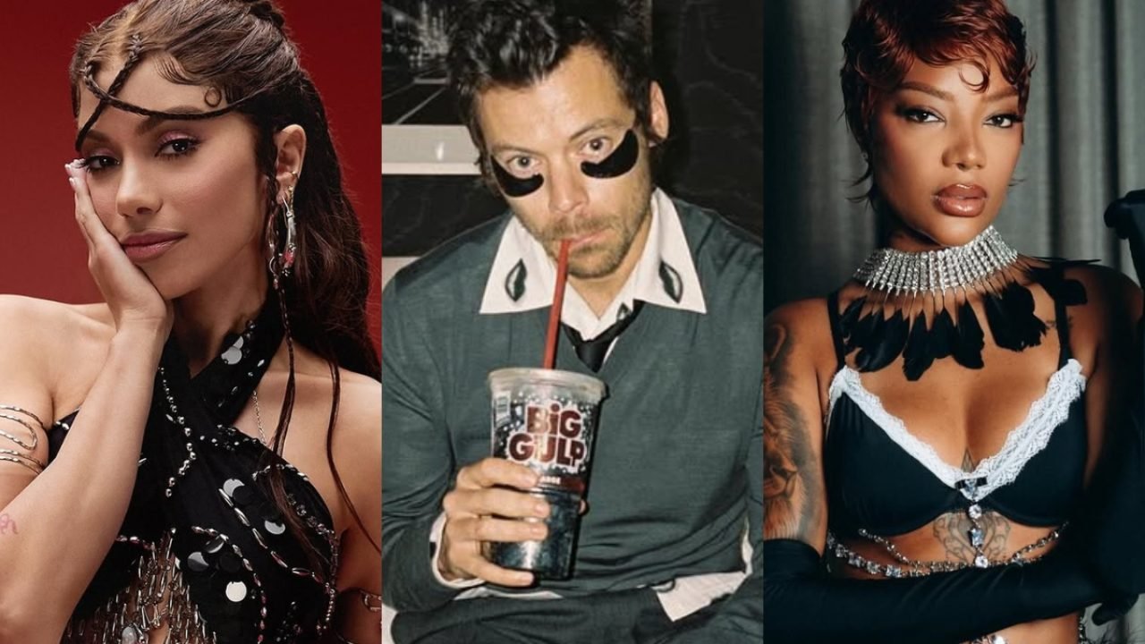 Montagem com fotos de Anitta, Harry Styles e Ludmilla — Foto: 1 de 1 Montagem co