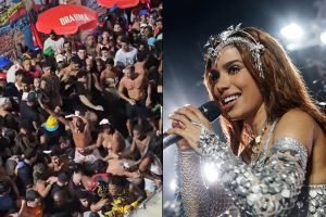 Foto: 1 de 1 "Loucura" e "Caos" na Pipoca de Anitta no Carnaval de Salvador - Fo