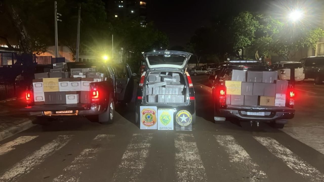 Equipes realizam fiscalização na Ponte Tancredo Neves, que liga Foz do Iguaçu a