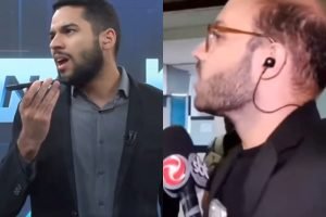 Foto: 1 de 1 Imagem mostra cena Vídeo: apresentador liga ao vivo para polícia ap