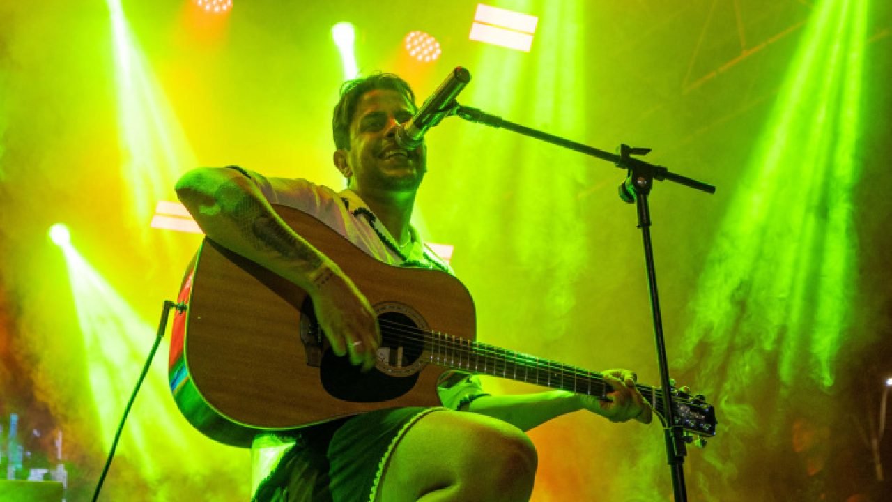 Show de Kauanzinho em Porto Rico — Foto: Governo do Paraná