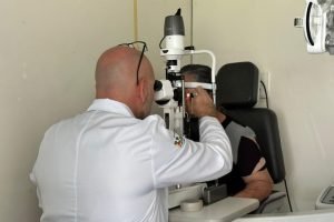 Carreta Oftalmológica do Ministério da Saúde em Foz do Iguaçu — Foto: H2FOZ