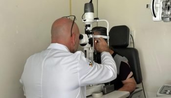 Carreta Oftalmológica do Ministério da Saúde em Foz do Iguaçu — Foto: H2FOZ