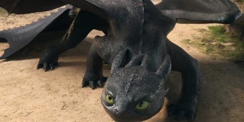 Dragão Fúria da Noite, Banguela, no live-action Como Treinar o Seu Dragão — Foto