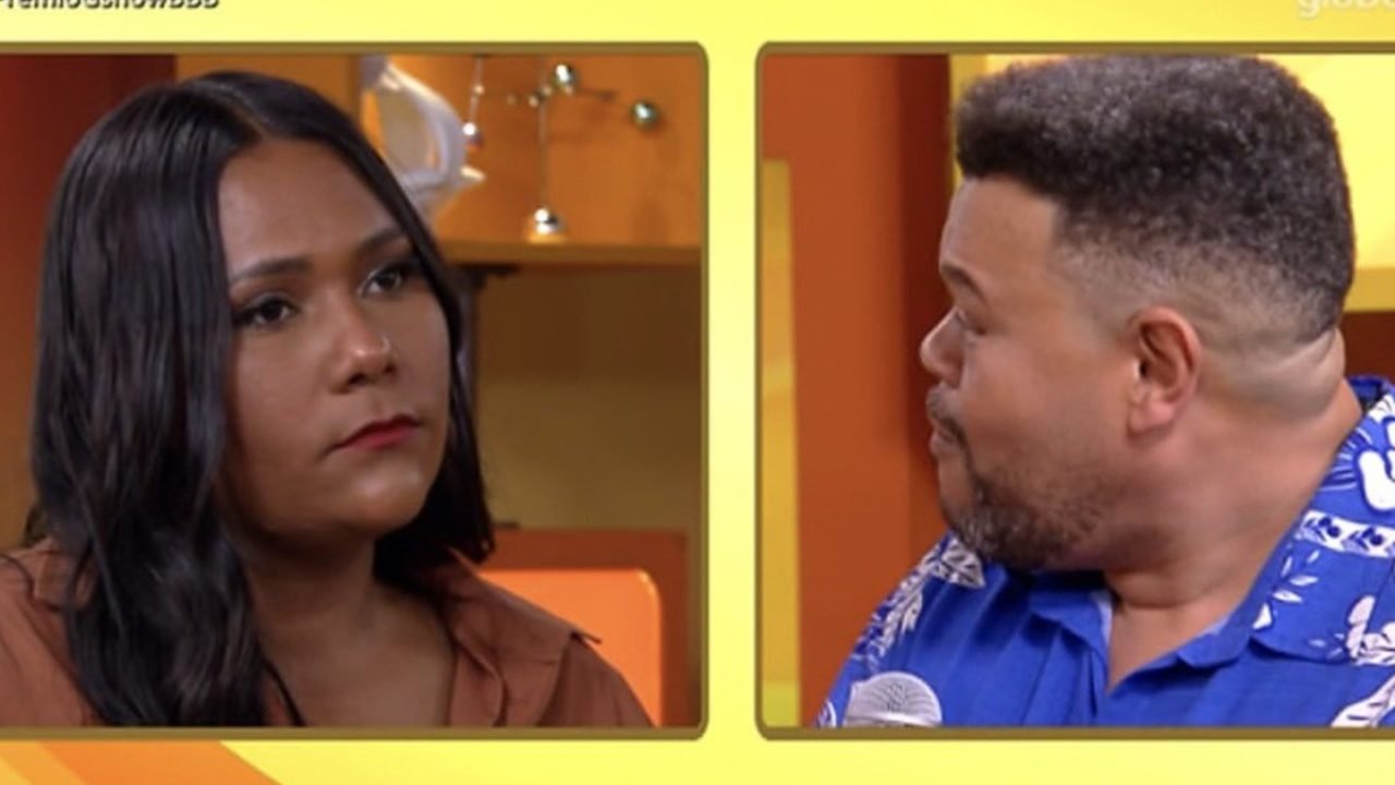 Babu e Chaiany em dinâmica após o BBB — Foto: 1 de 1 Babu e Chaiany em dinâmica