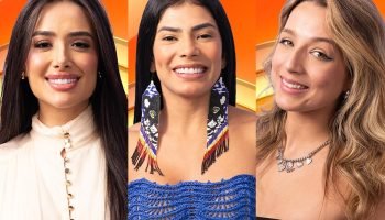 Montagem de imagens mostra emparedadas do 14º Paredão do BBB 26: Jordana, — Foto