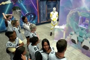 Participantes do BBB 26 reunidos — Foto: 1 de 1 Participantes do BBB 26 reunidos